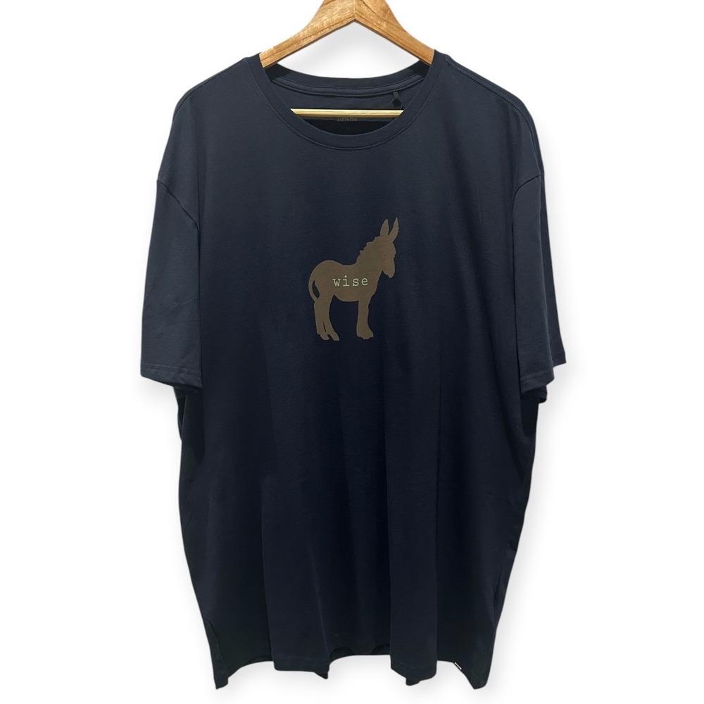 Prana Graphic T-Shirt Navy Blue XXL
